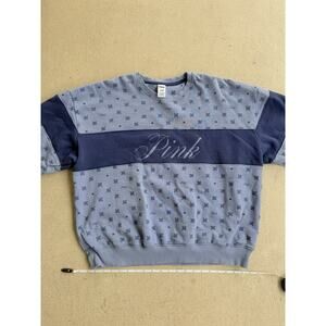 Victorias Secret PINK Sweatshirt (Blue, Size XL)